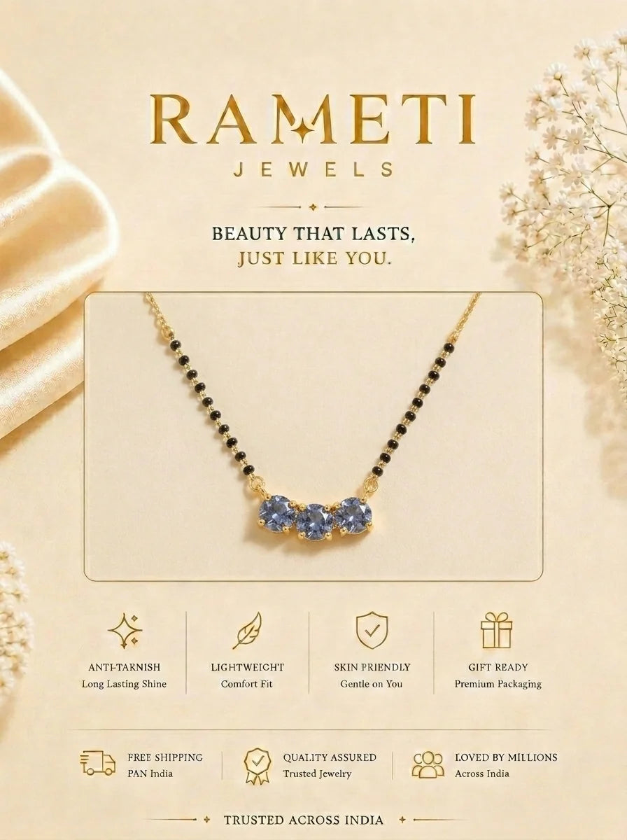 Detailed view of Shreya Mangalsutra - Rameti Jewels