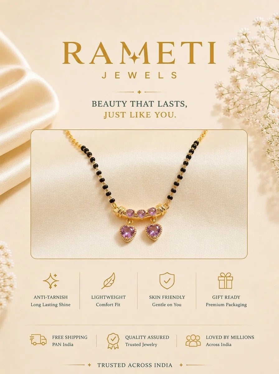 Detailed view of Samantha Mangalsutra - Rameti Jewels