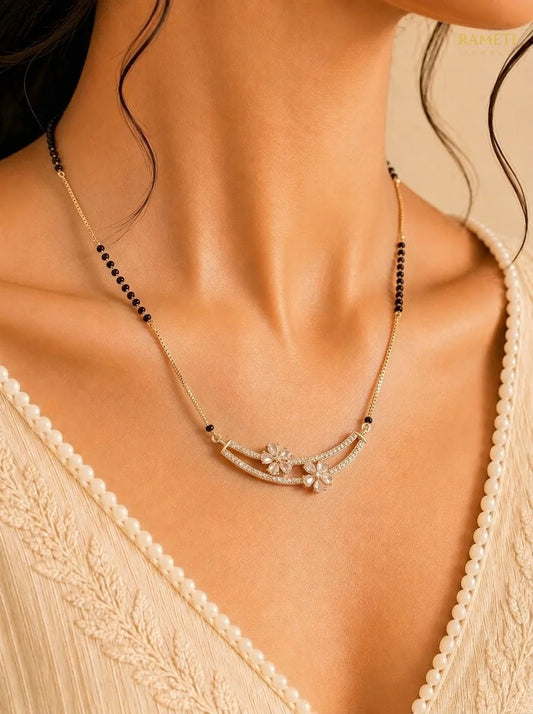 Detailed view of Kareena Mangalsutra - Rameti Jewels