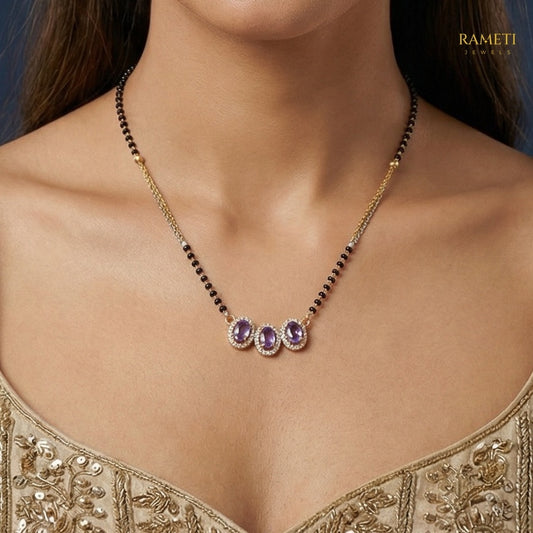 Detailed view of Ina Traditional Heritage Collection Mangalsutra - Rameti Jewels