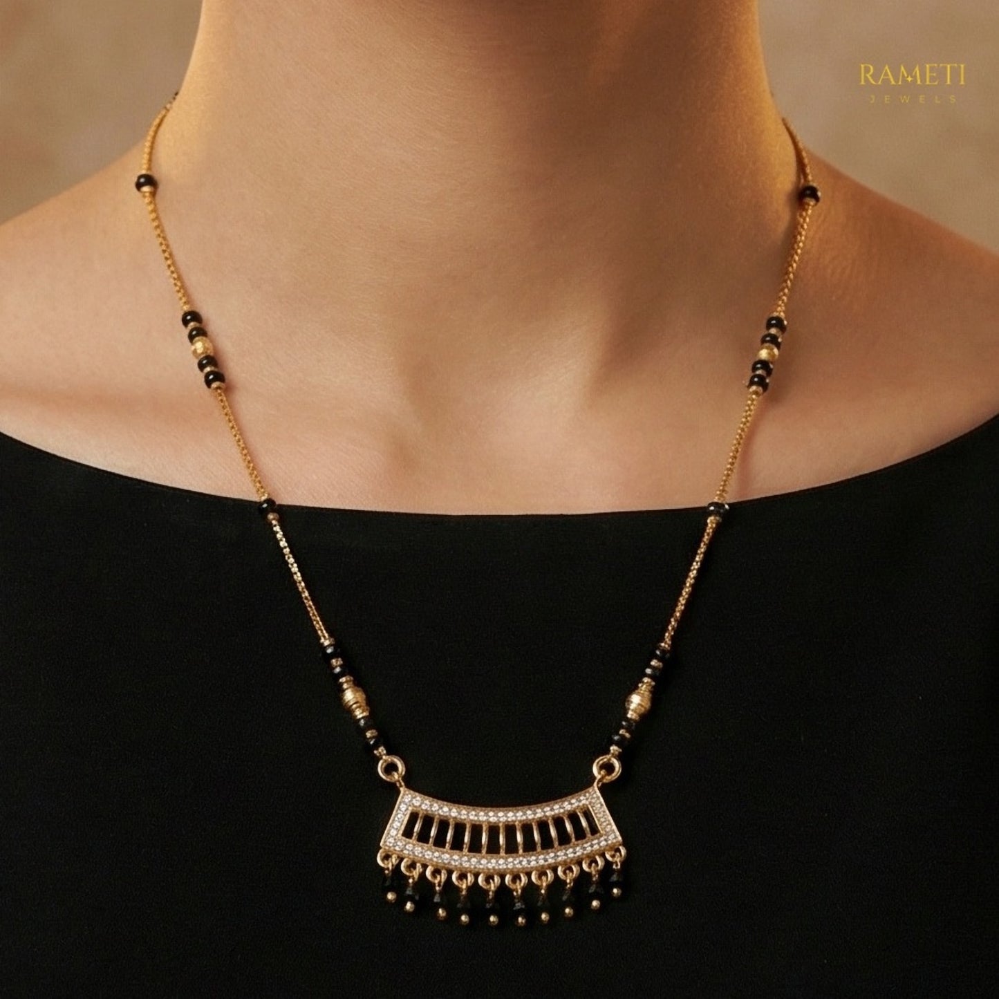 Kiara Divine Protection Classic Mangalsutra - Rameti Jewels