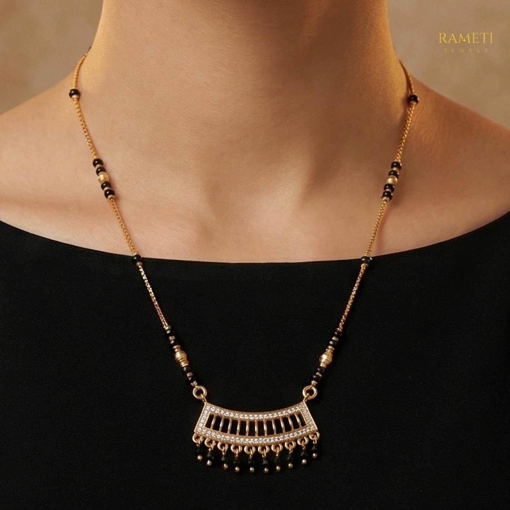 Kiara Divine Protection Classic Mangalsutra - Rameti Jewels