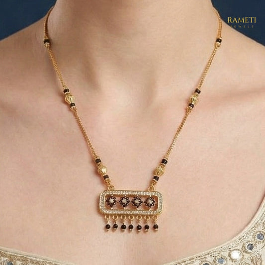 Kavya Divine Protection Classic Mangalsutra - Rameti Jewels