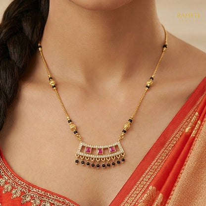 Kanishka Minimalist Elegance Daily Wear Mangalsutra - Rameti Jewels