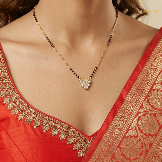 Detailed view of Myra Traditional Heritage Collection Mangalsutra - Rameti Jewels
