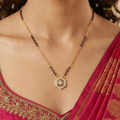 Madhavi Sleek and Sophisticated Office Wear Mangalsutra - Rameti Jewels
