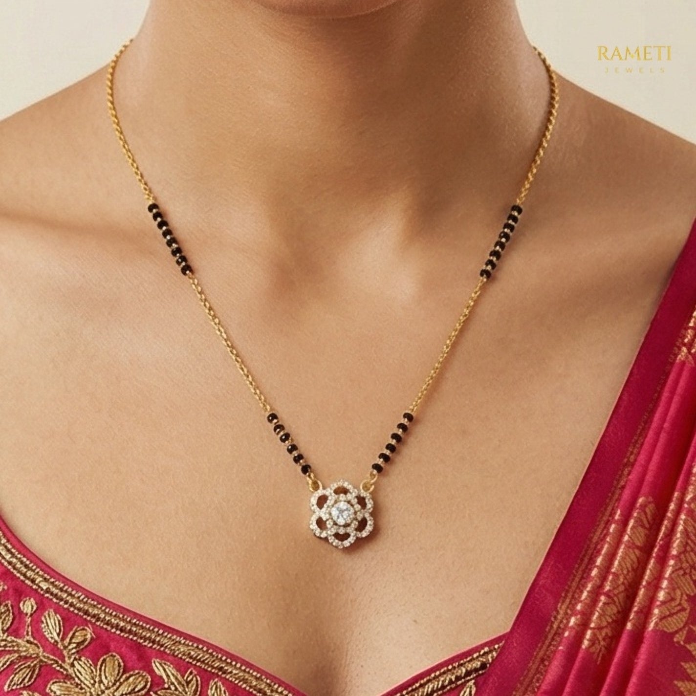 Navya Eternal Bond 18K Gold Mangalsutra - Rameti Jewels