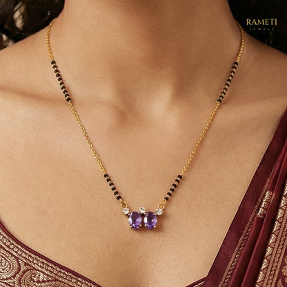 Naina Minimalist Elegance Daily Wear Mangalsutra - Rameti Jewels