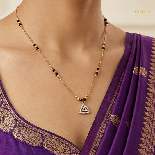 Naomi Divine Protection Classic Mangalsutra - Rameti Jewels
