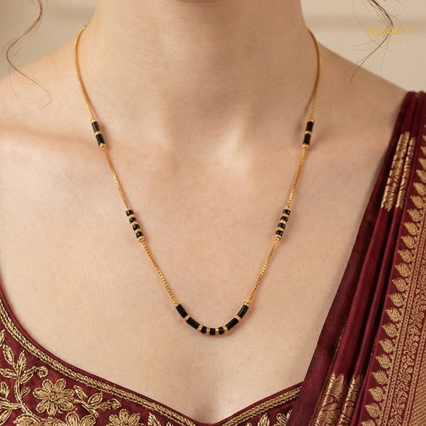 Ojaswini Celebrity Inspired Modern Mangalsutra - Rameti Jewels