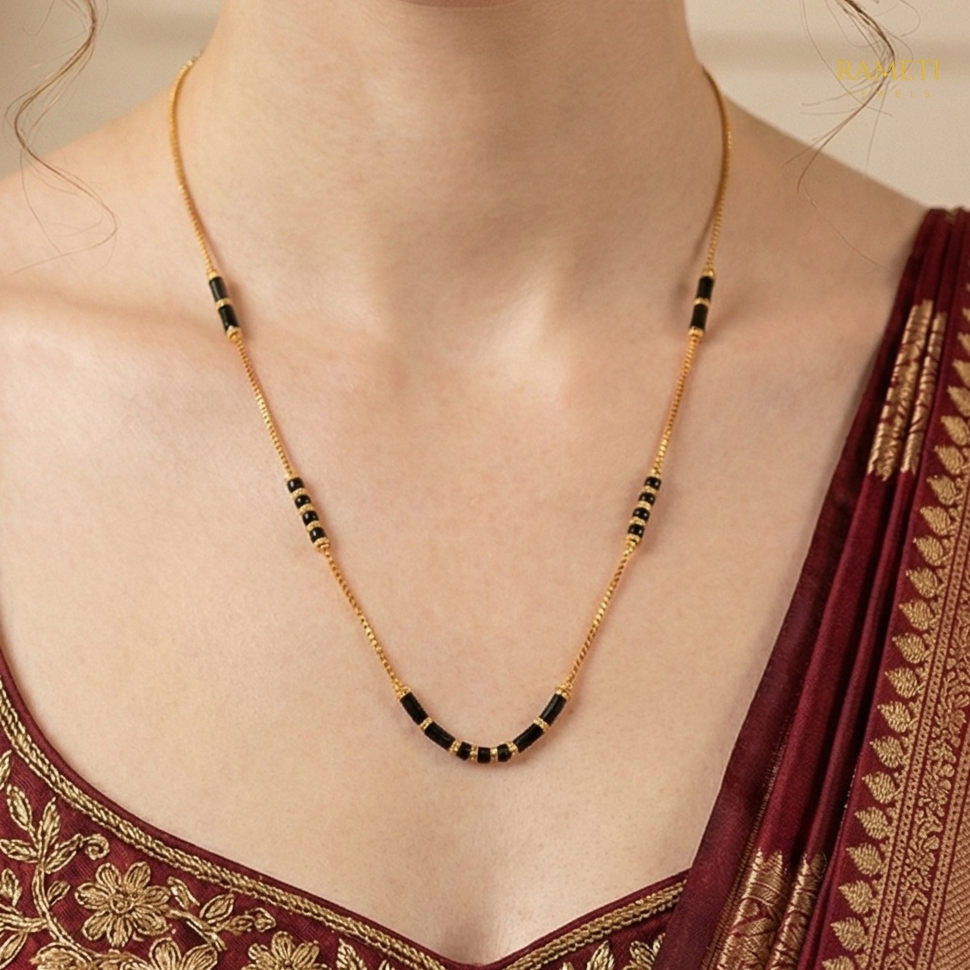 Ojaswini Celebrity Inspired Modern Mangalsutra - Rameti Jewels