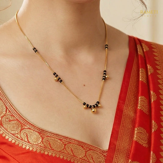 Omana Divine Protection Classic Mangalsutra - Rameti Jewels