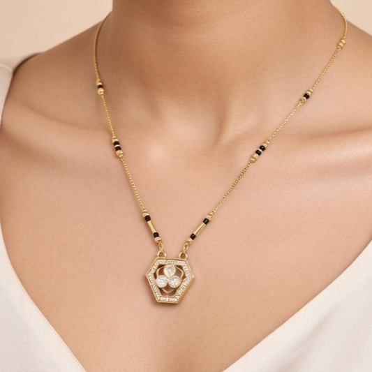 Bhavna Minimalist Elegance Daily Wear Mangalsutra - Rameti Jewels