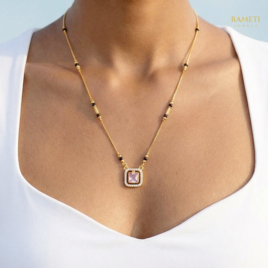 Payal Sleek and Sophisticated Office Wear Mangalsutra - Rameti Jewels