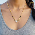 Pia Glistening CZ Studded Party Wear Mangalsutra
