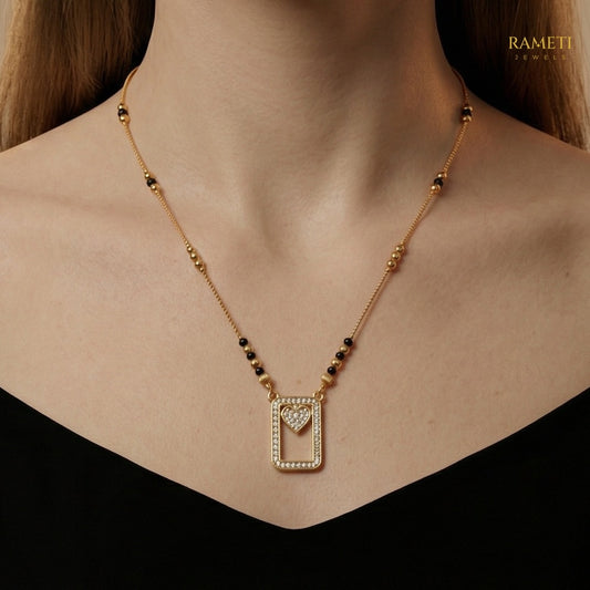 Ragini Eternal Bond 18K Gold Mangalsutra - Rameti Jewels