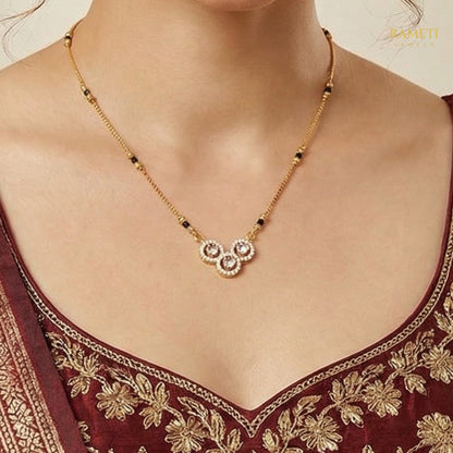 Saanvi Divine Protection Classic Mangalsutra - Rameti Jewels