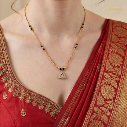 Detailed view of Sia Traditional Heritage Collection Mangalsutra - Rameti Jewels