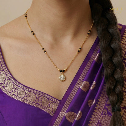 Detailed view of Sonali Traditional Heritage Collection Mangalsutra - Rameti Jewels