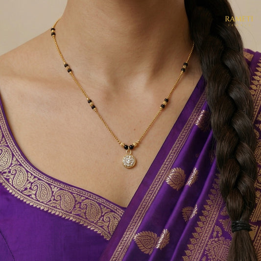 Detailed view of Sonali Traditional Heritage Collection Mangalsutra - Rameti Jewels