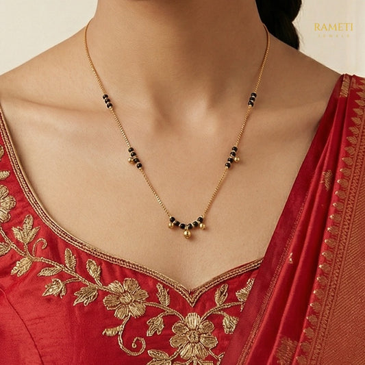 Detailed view of Sunita Sleek and Sophisticated Office Wear Mangalsutra - Rameti Jewels