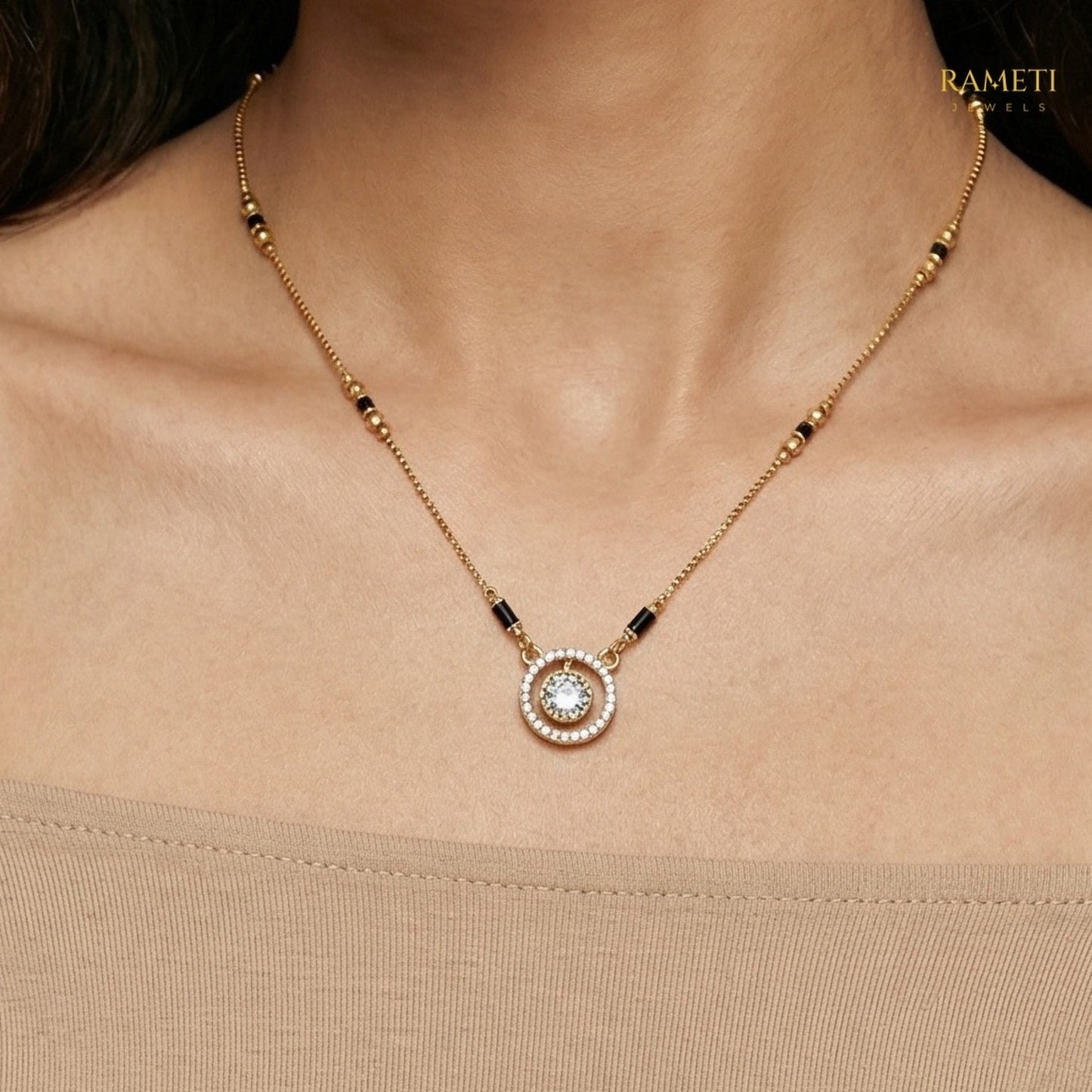 Tulsi Celebrity Inspired Modern Mangalsutra - Rameti Jewels