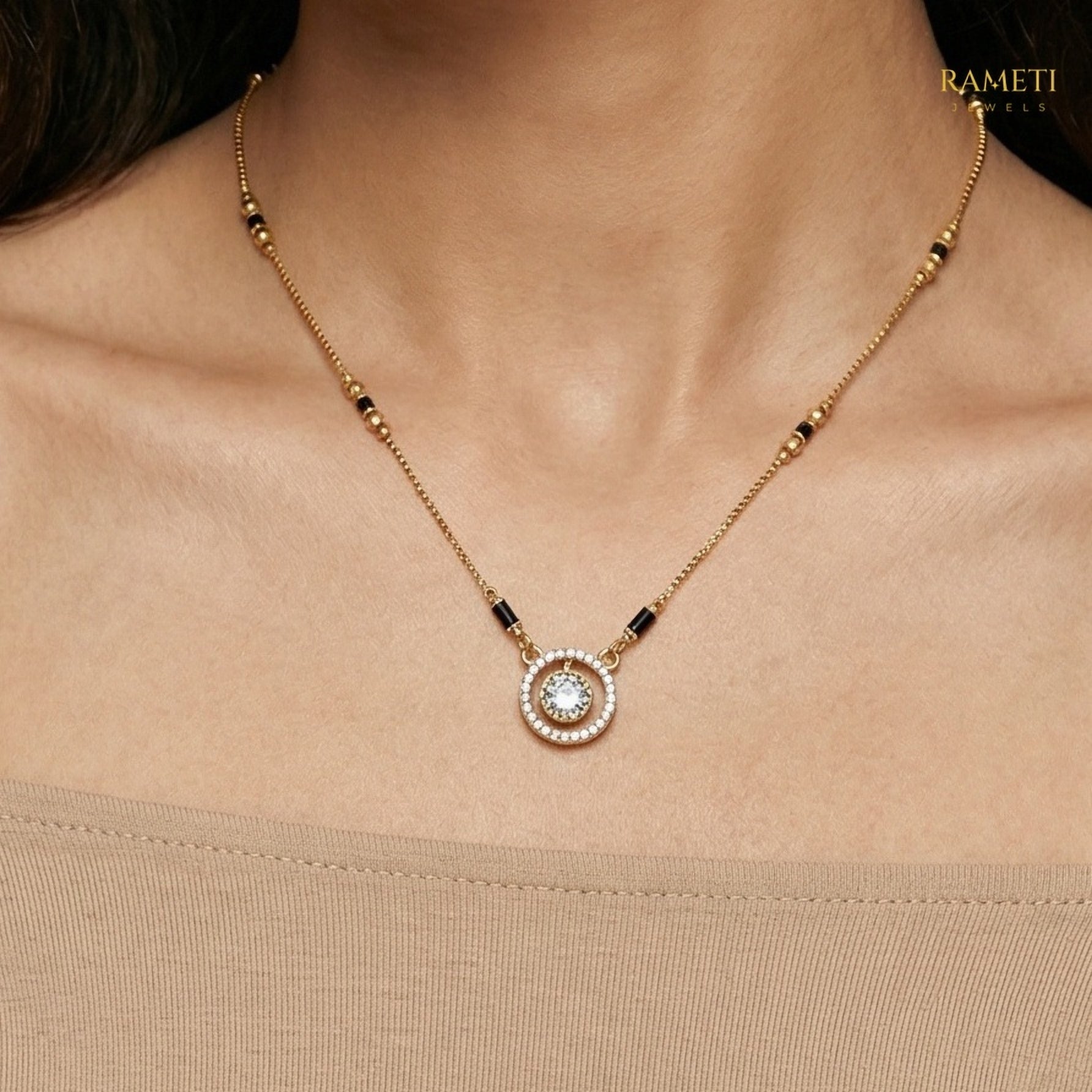 Tulsi Celebrity Inspired Modern Mangalsutra - Rameti Jewels