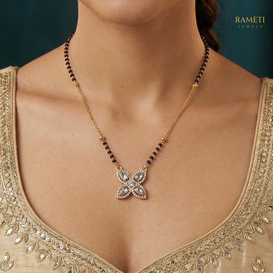 Detailed view of Chetna Traditional Heritage Collection Mangalsutra - Rameti Jewels