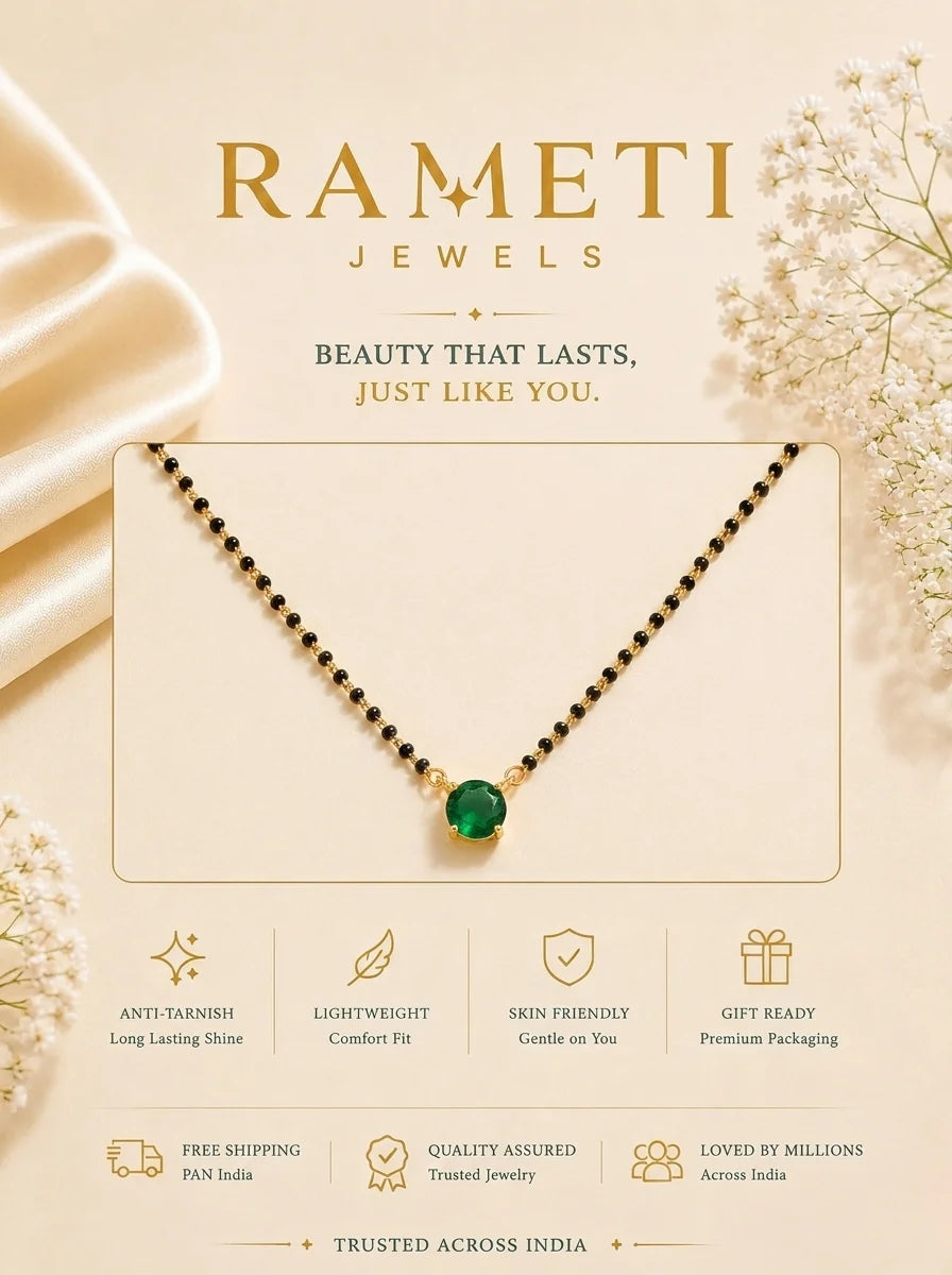 Detailed view of Kriti Mangalsutra - Rameti Jewels