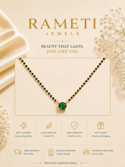 Detailed view of Kriti Mangalsutra - Rameti Jewels