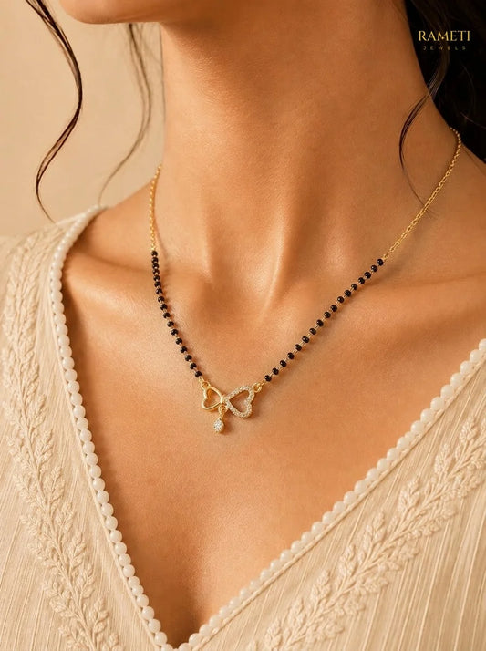 Detailed view of Alia Mangalsutra - Rameti Jewels