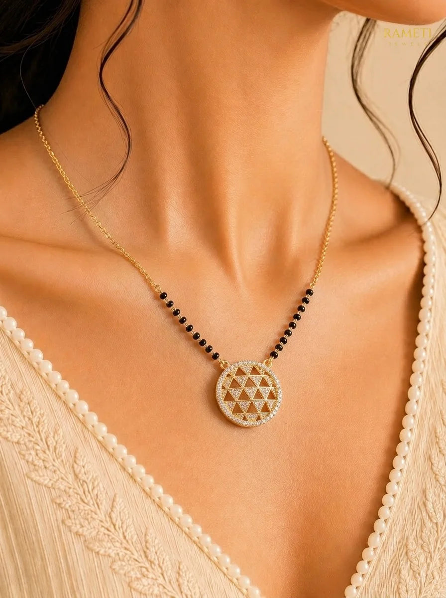 Detailed view of Sara Mangalsutra - Rameti Jewels