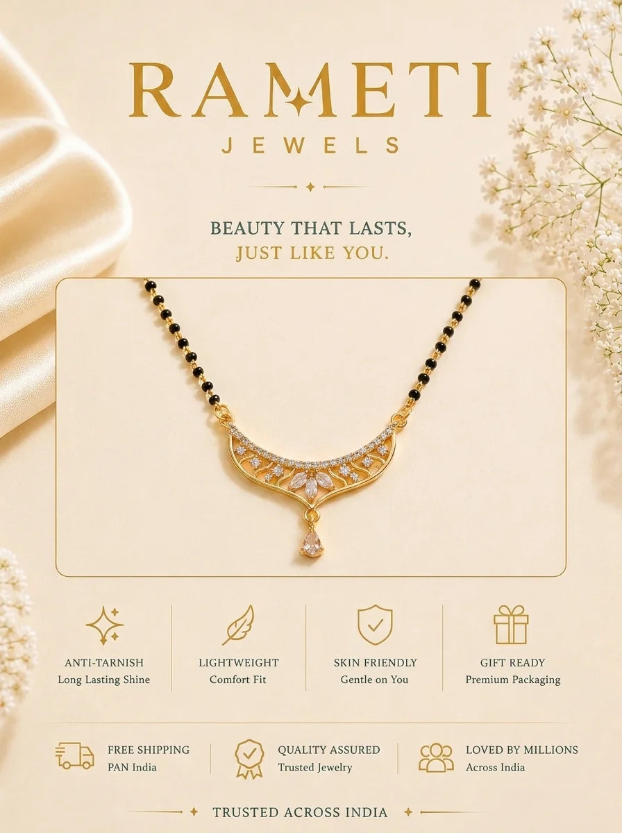 Detailed view of Suahana Mangalsutra - Rameti Jewels