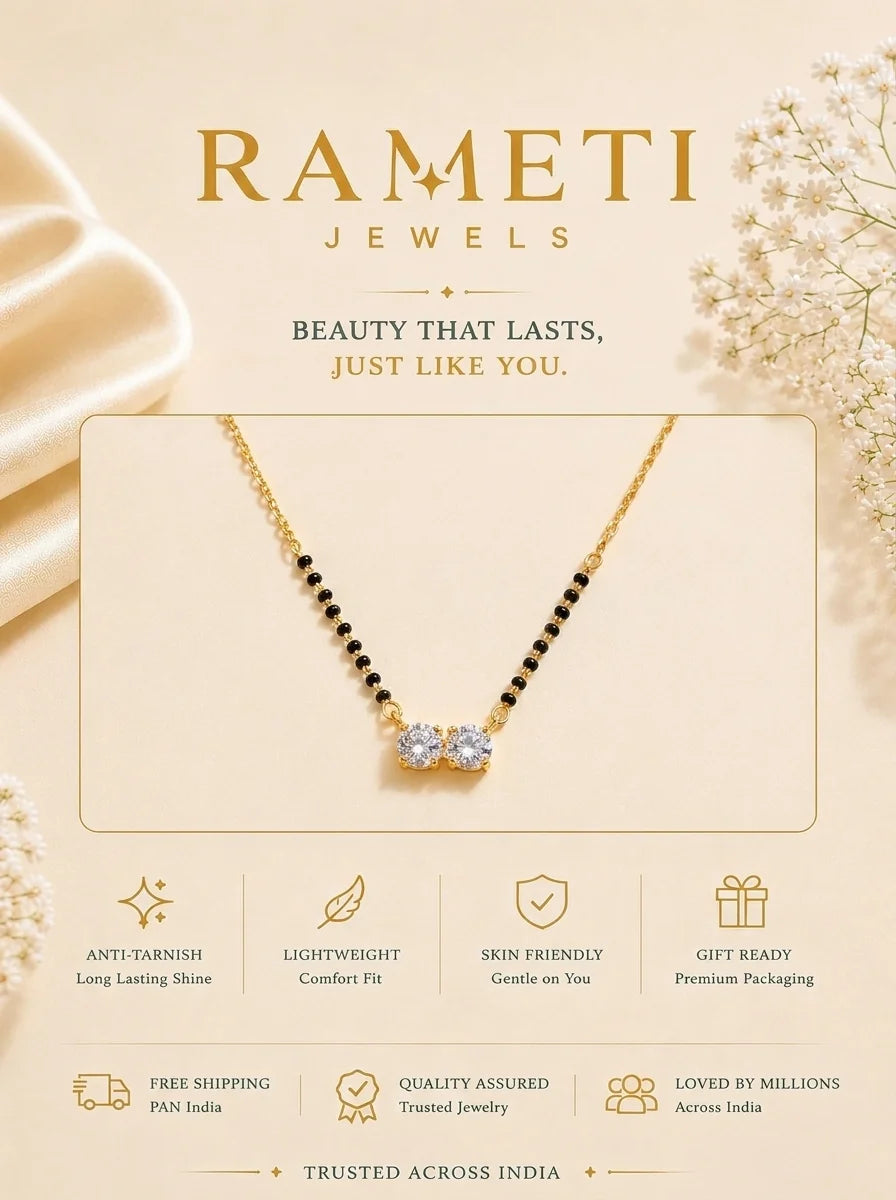 Detailed view of Bhumi Mangalsutra - Rameti Jewels