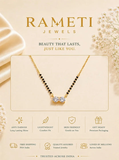 Detailed view of Bhumi Mangalsutra - Rameti Jewels