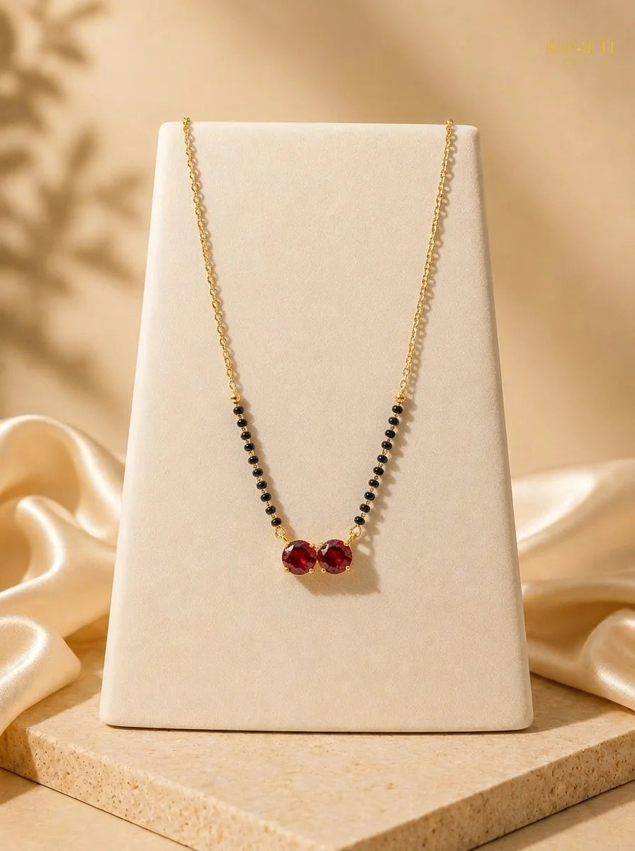 Detailed view of Mouni Mangalsutra - Rameti Jewels
