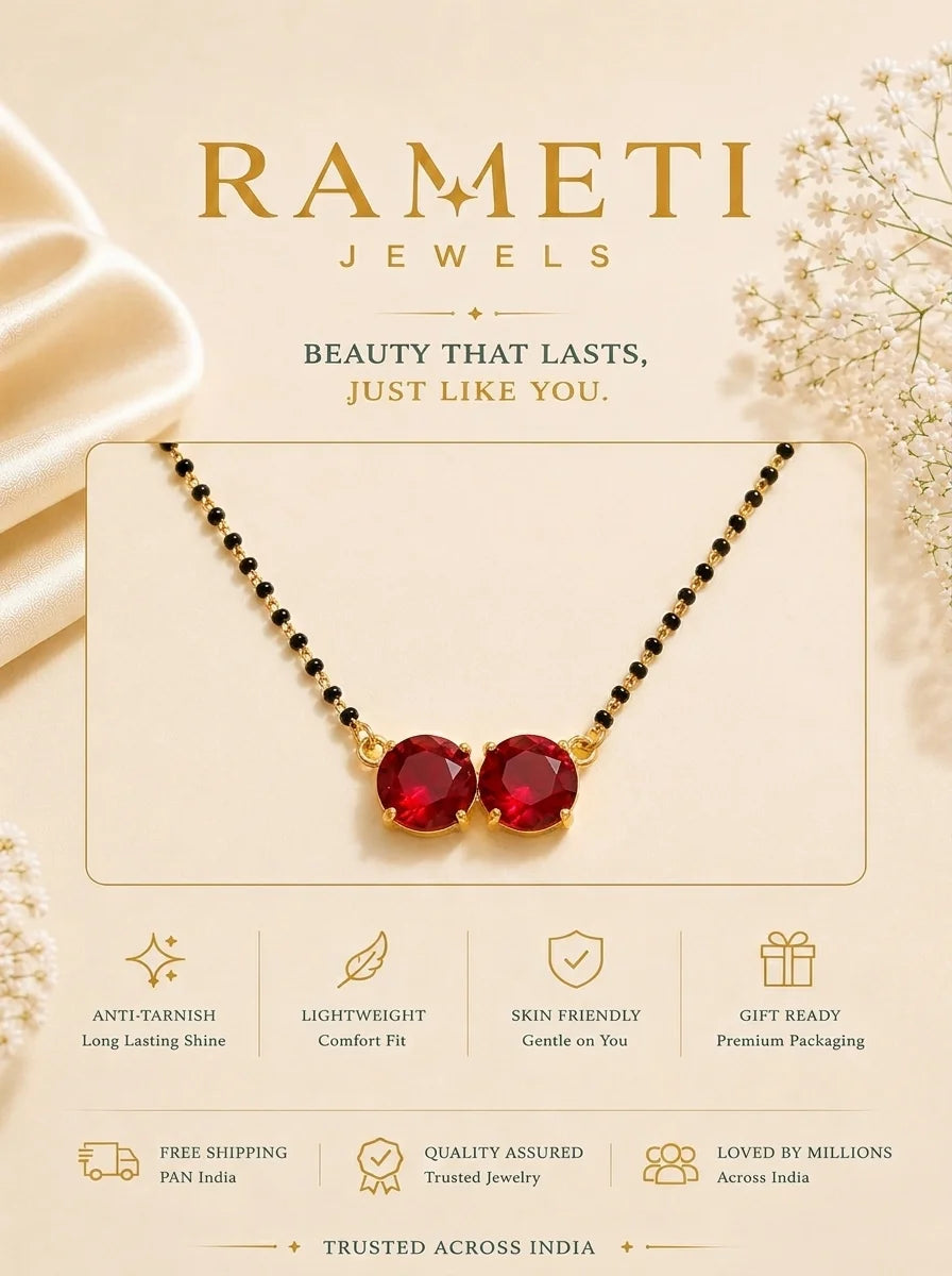 Detailed view of Mouni Mangalsutra - Rameti Jewels