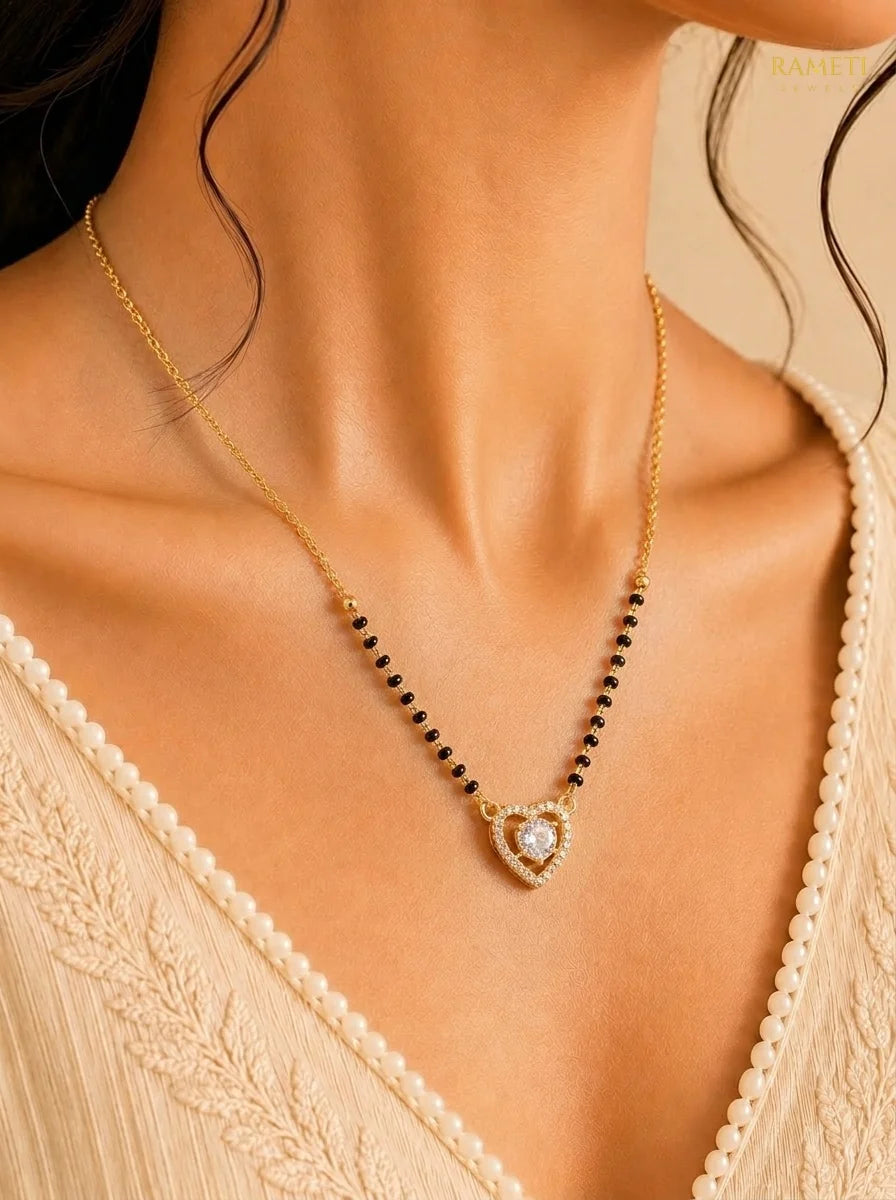 Detailed view of Tamanna Mangalsutra - Rameti Jewels