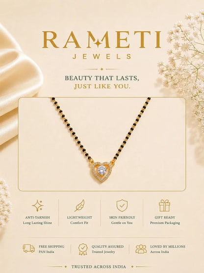 Detailed view of Tamanna Mangalsutra - Rameti Jewels