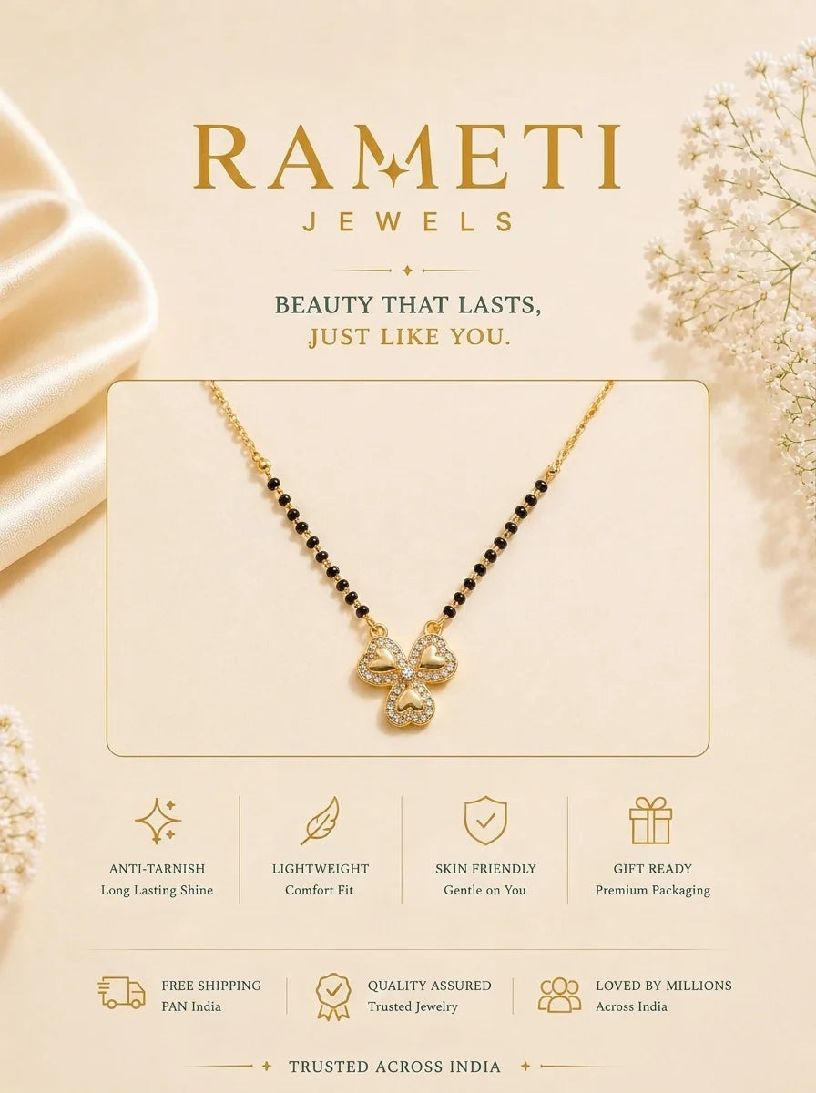 Detailed view of Rashmika Mangalsutra - Rameti Jewels