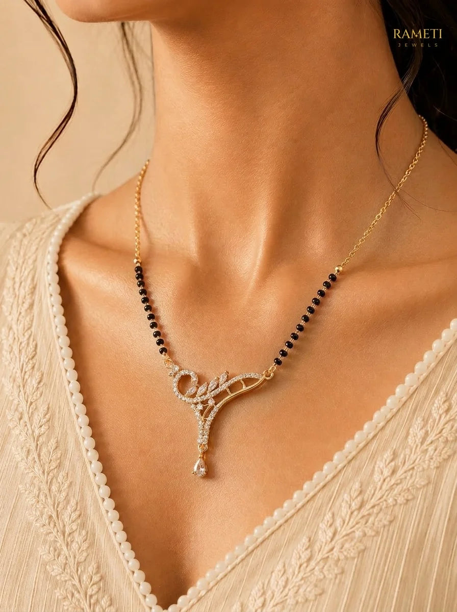Detailed view of Srinidhi Mangalsutra - Rameti Jewels