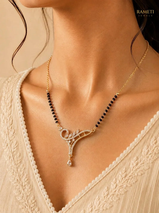 Detailed view of Srinidhi Mangalsutra - Rameti Jewels