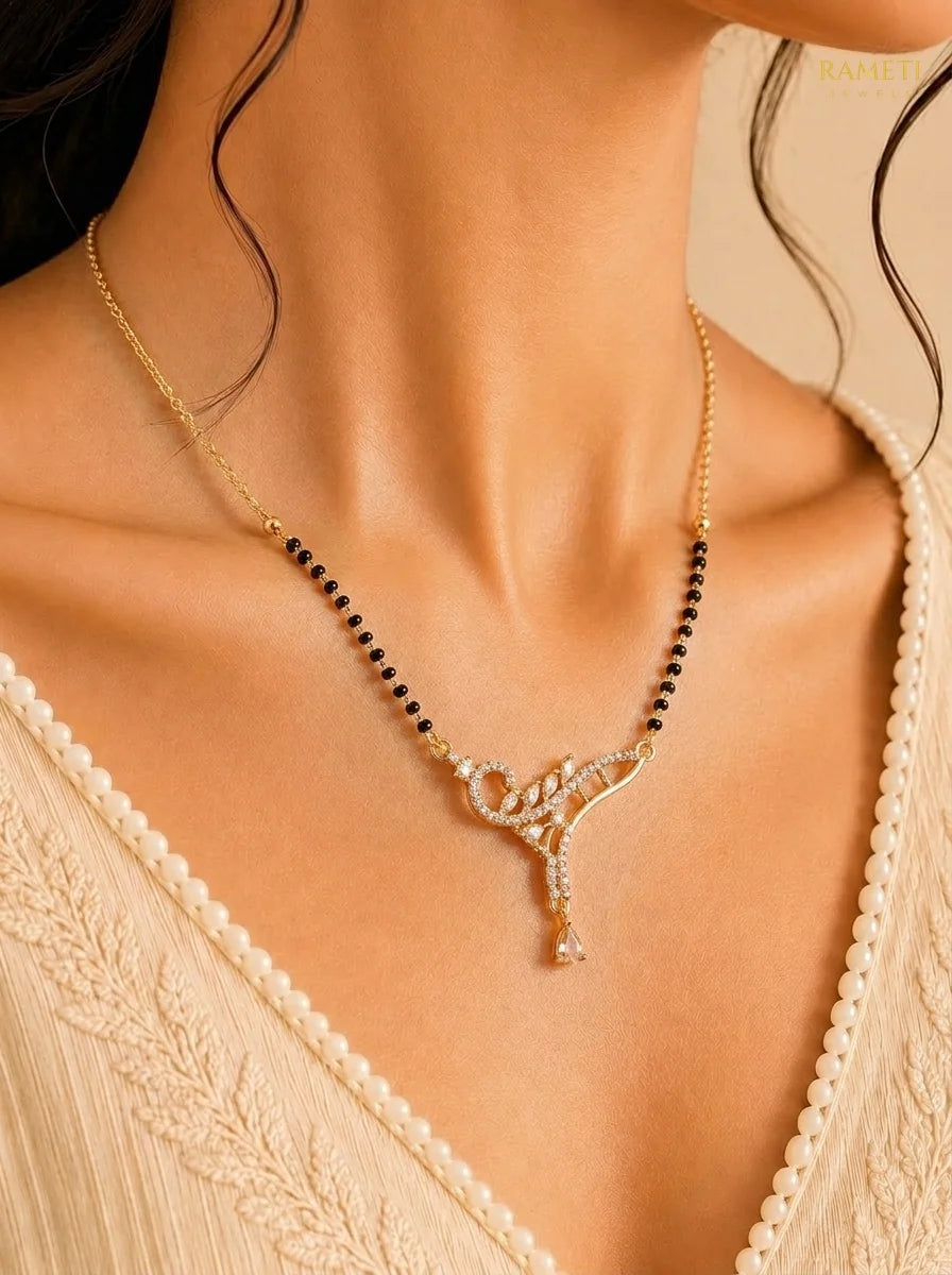 Detailed view of Srinidhi Mangalsutra - Rameti Jewels