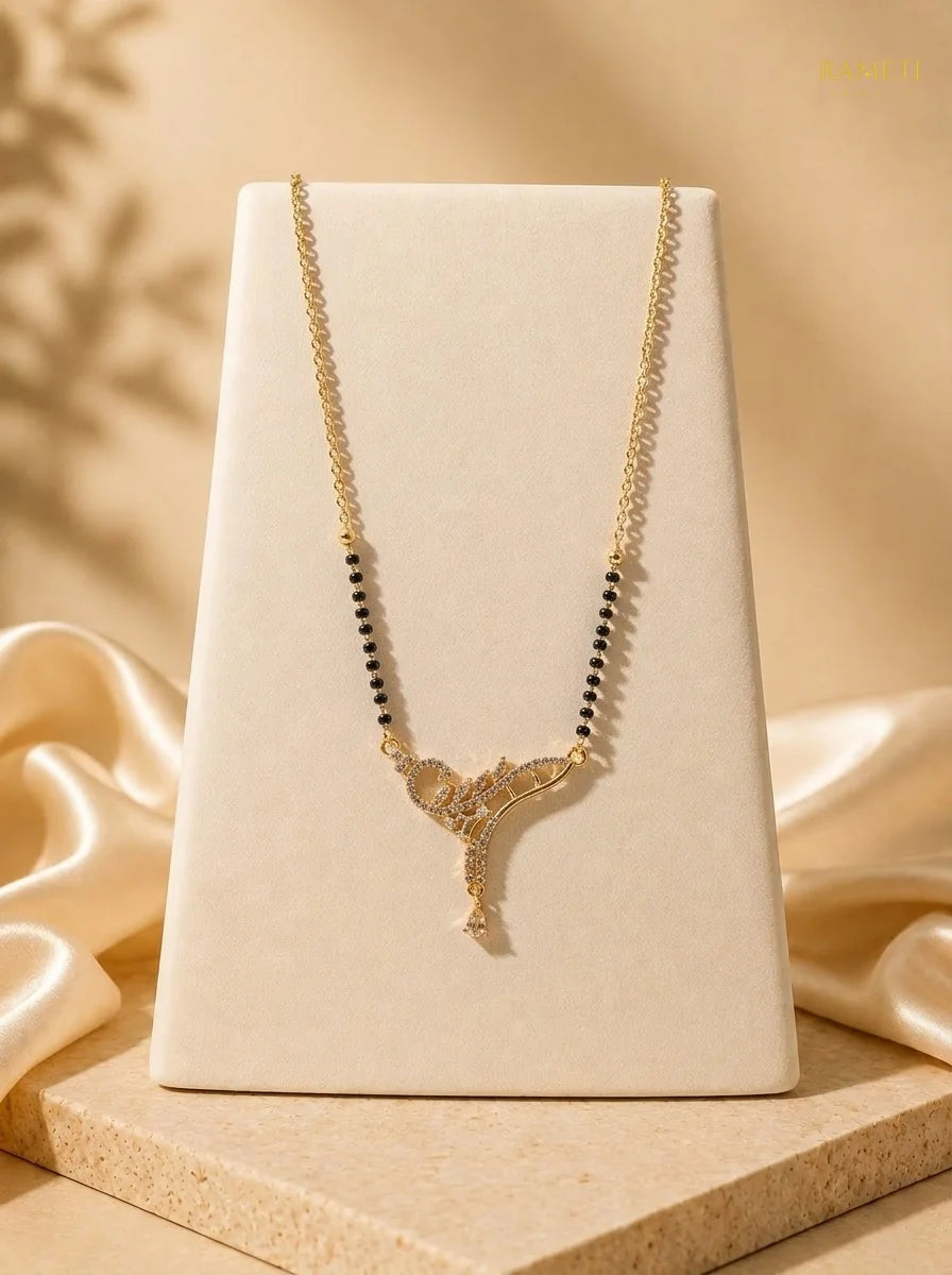 Detailed view of Srinidhi Mangalsutra - Rameti Jewels