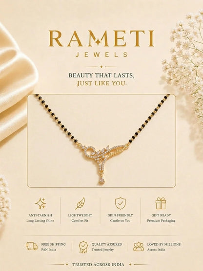 Detailed view of Srinidhi Mangalsutra - Rameti Jewels