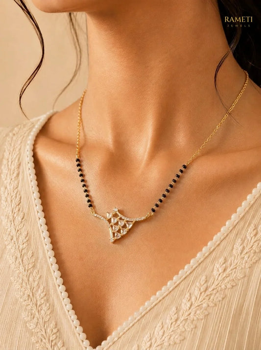 Detailed view of Sobhita Mangalsutra - Rameti Jewels
