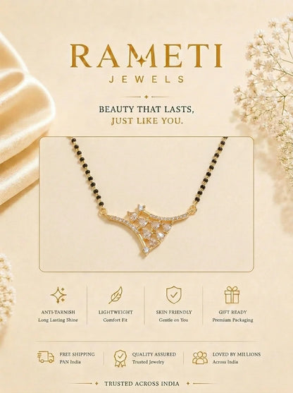 Detailed view of Sobhita Mangalsutra - Rameti Jewels