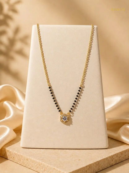 Detailed view of Sanya Mangalsutra - Rameti Jewels