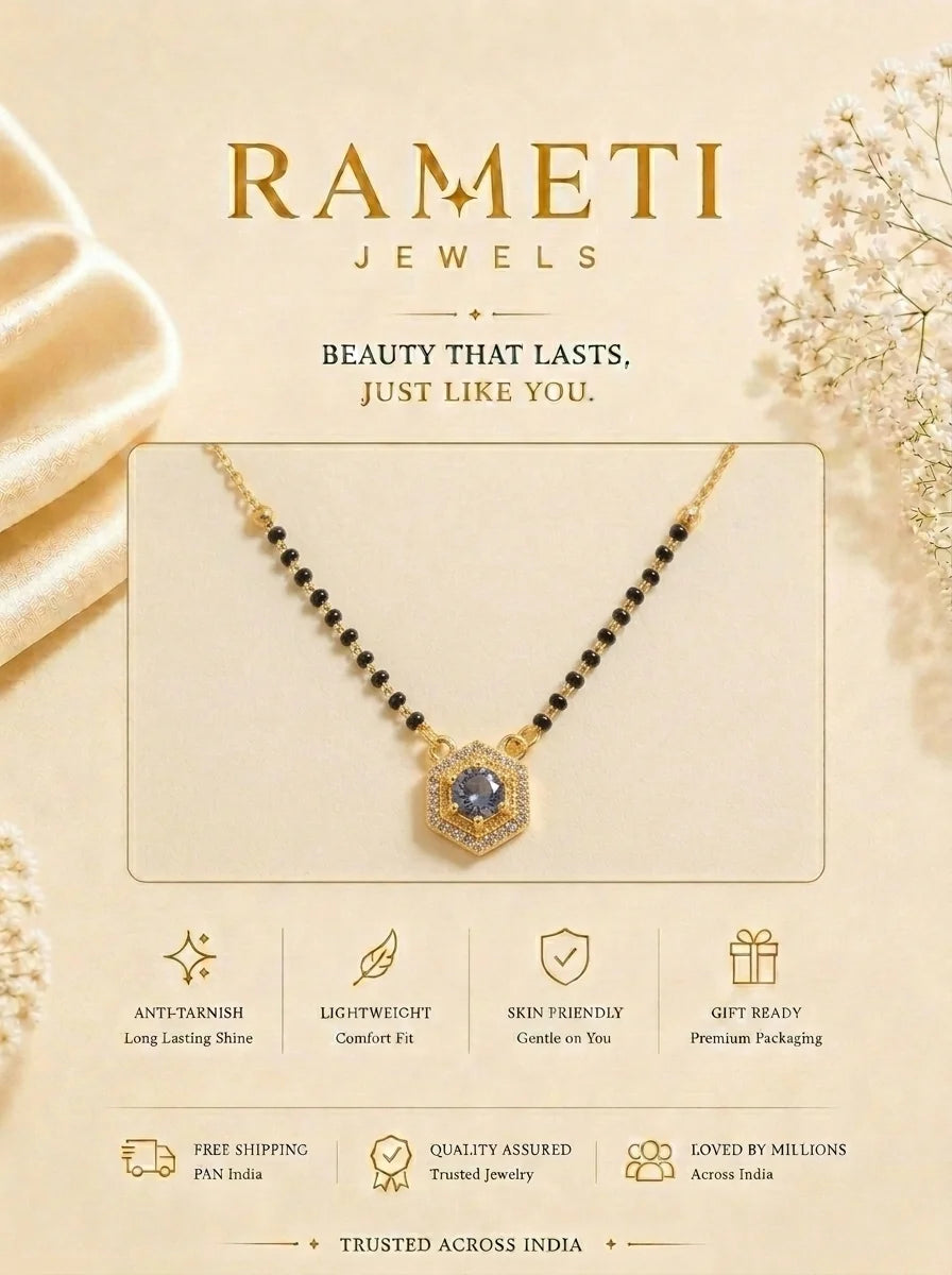 Detailed view of Sanya Mangalsutra - Rameti Jewels