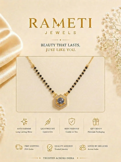 Detailed view of Sanya Mangalsutra - Rameti Jewels